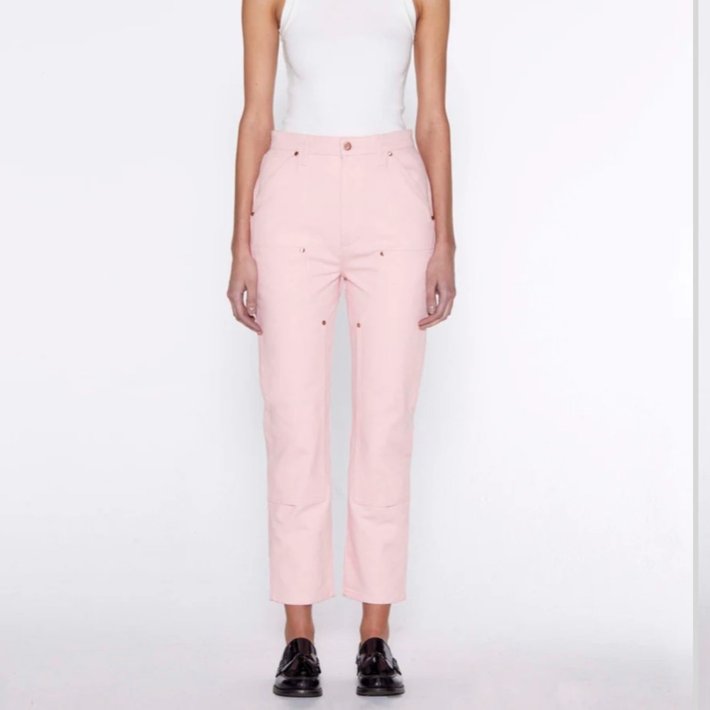 NWOT RENGGLI SLIM FIT WORK PANT Bubblegum size 30‎